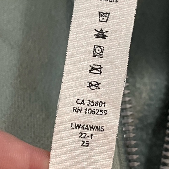 Lululemon Scuba Hoodie *Light Cotton Fleece - Heathered Island Mist - Picture 12 of 12